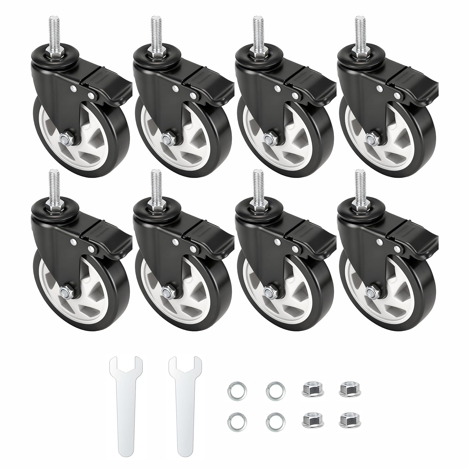 Heavy Duty Caster Wheels - Set of 4 -14