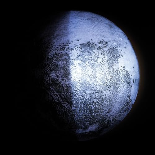 Miniatura 5 de ART & ARTIFACT Luz nocturna de luna, luz inalámbrica para colgar en la pared con control remoto, luz nocturna