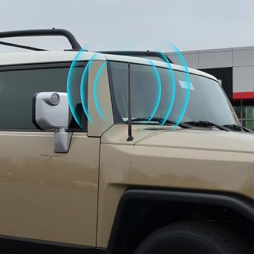 Miniatura 2 de Sukemichi Antena de 13 pulgadas para Toyota FJ Cruiser 2007-2015, Toyota Tundra 2000+, recepción de radio mejorada, núcleo interno de cobre