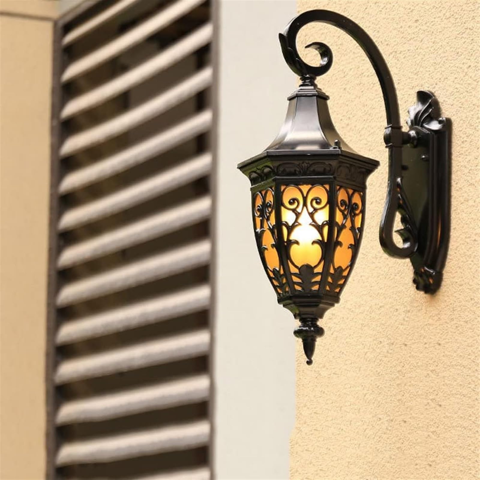 Applique Murale d'extérieur Style européen, luminaire d'extérieur, luminaire Mural Vintage en Verre pour Jardin, Garage, terrasse