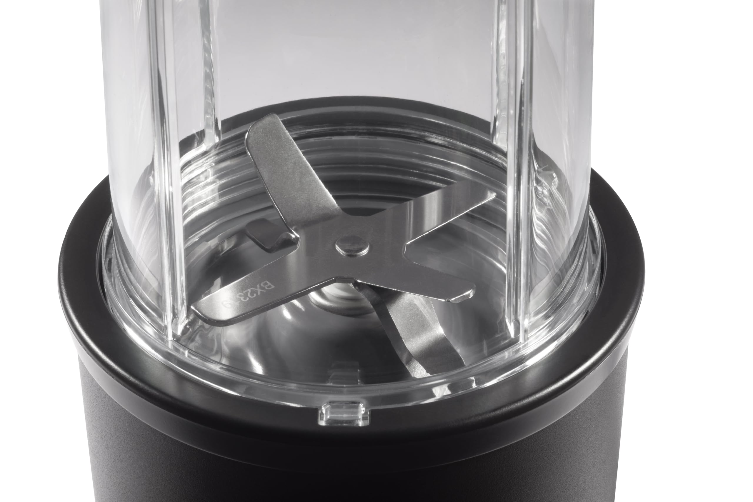 nutribullet Pro 900, blender elektryczny, rozdrabniacz, blender do smoothie, blender wielofunkcyjny, moc 900 W, 2 zlewka 900 ml, Matowa czerń, NB910MAB