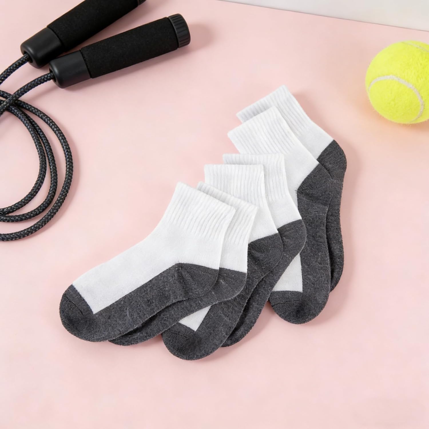 160 Pairs Kids Socks Bulk Winter Comfortable Ankle Crew Socks for Toddler Boys Girls Youth Sports School Home