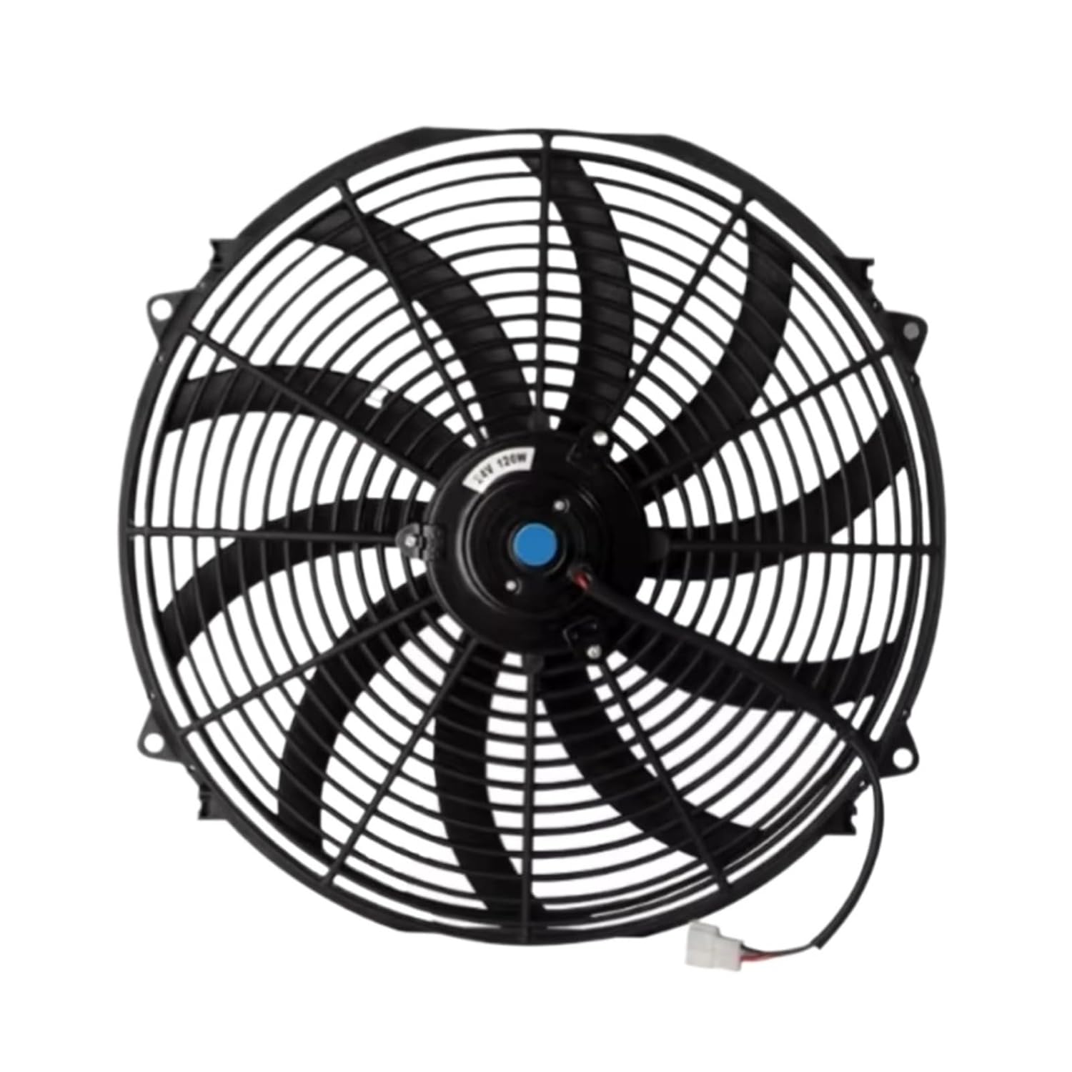 Engine Cooling Fan for Retrofit Car Cooling Fan Thin 16 Inch 120w 12v/24v Installation Kit 2000RPM Electric Cooling Fan with Fan Mounting Kit