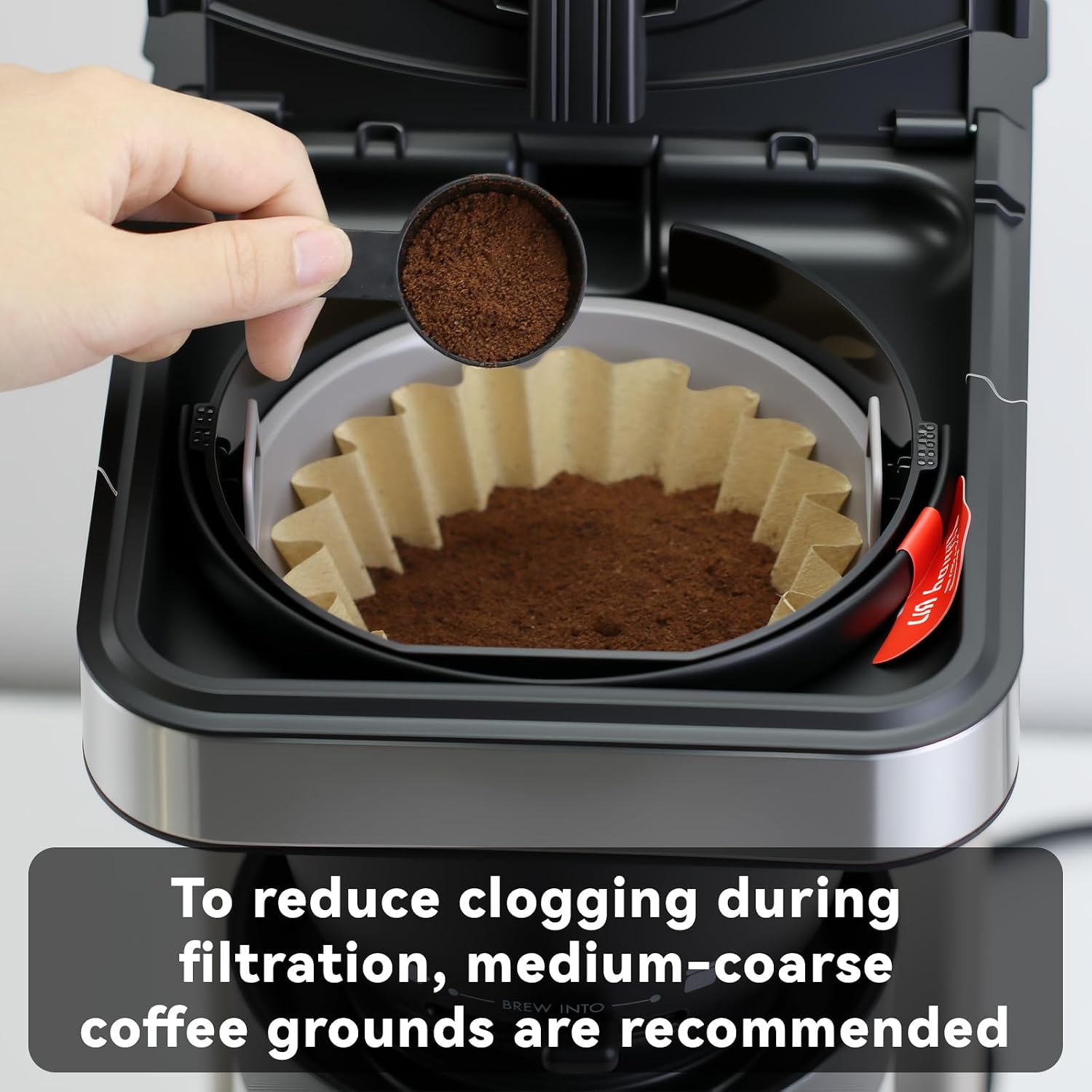 100 Pcs Basket Coffee Filters for OXO 8 Cup Single-Serve Brew Basket