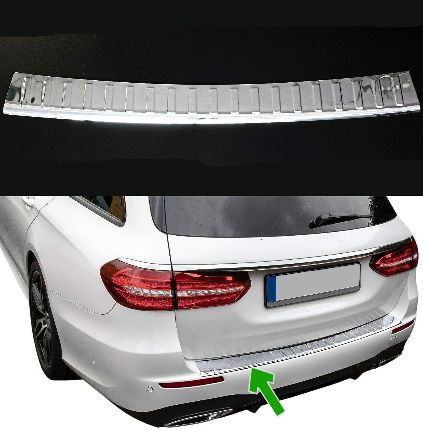Protector Parachoques Mercedes S212 Cromado UK Protector De