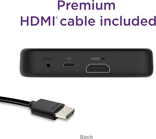 Miniatura 3 de Roku Premiere | Reproductor multimedia de streaming HD/4K/HDR, mando a distancia simple y cable HDMI premium, negro