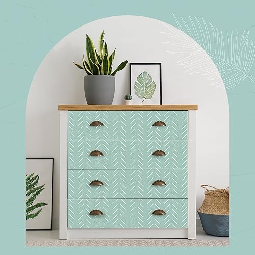 Miniatura 8 de Glotoch - Revestimiento autoadhesivo para estantes de cocina, revestimientos de cajones para despegar y pegar, impermeable, papel de contacto de