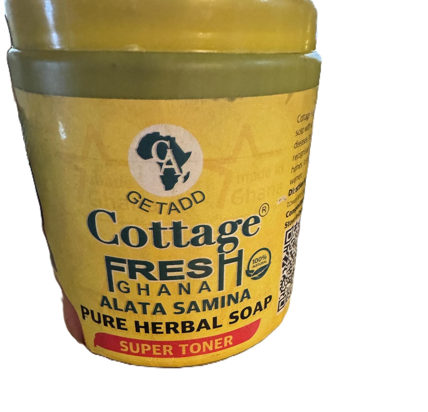 Cottage Fresh Ghana Alata Samina Pure Herbal Soap Super Toner 550GM