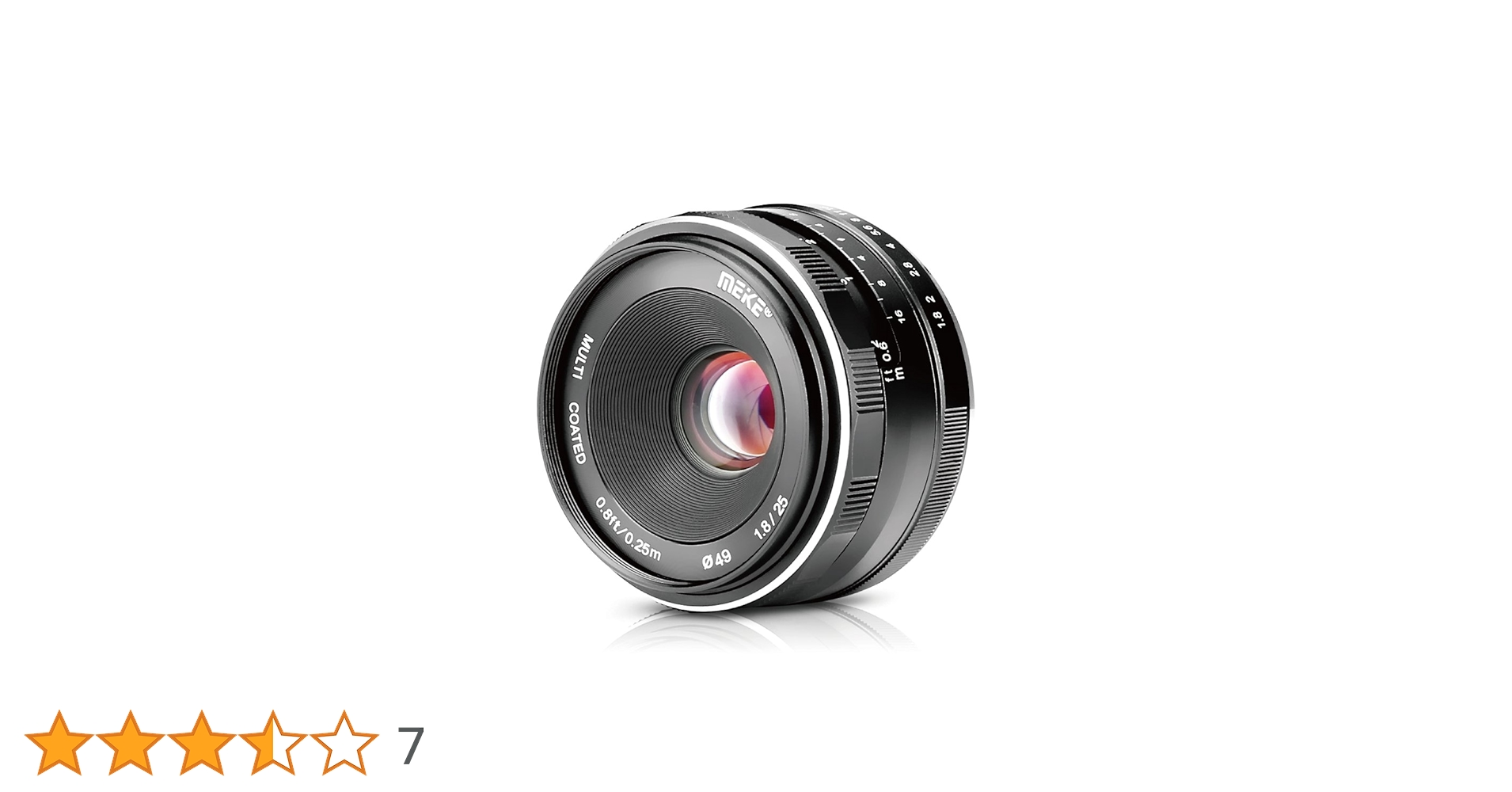 Amazon | Meike MK-25mm -F1.8大口径径広角マニュアルフォーカス