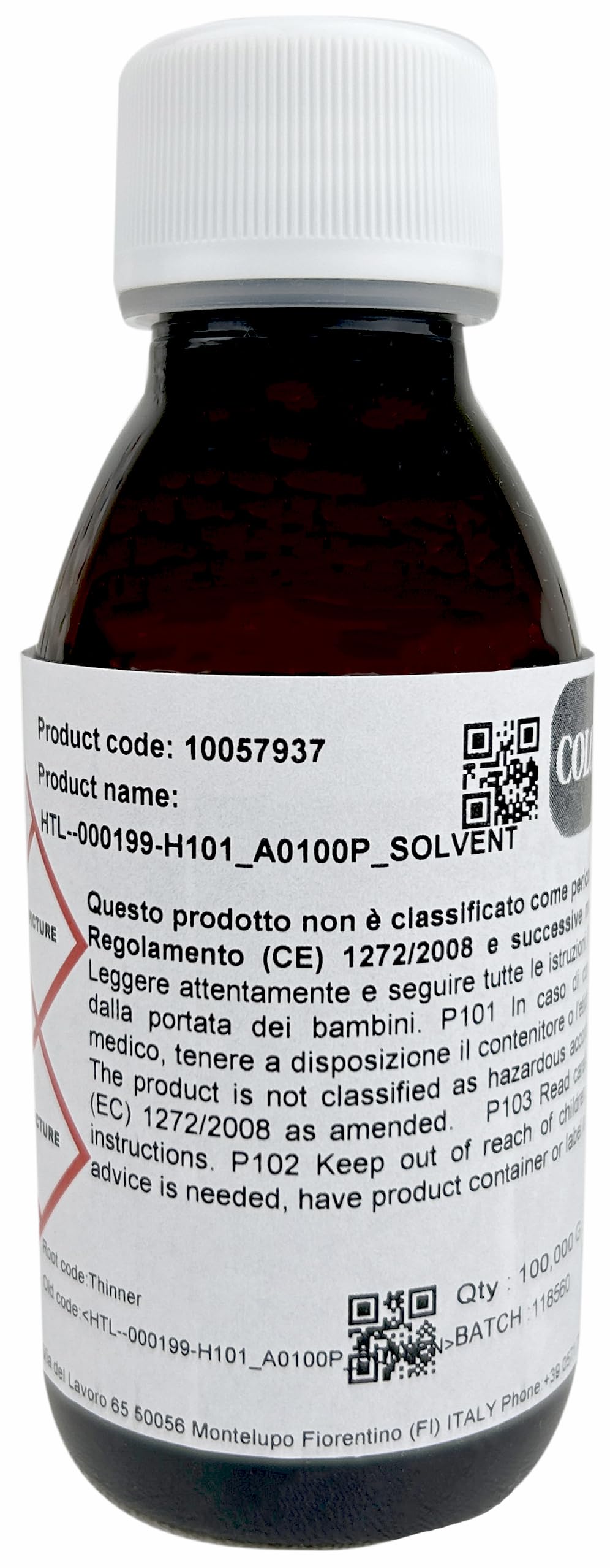 Colorobbia® Overglaze Thinner - 100 Gram Bottle