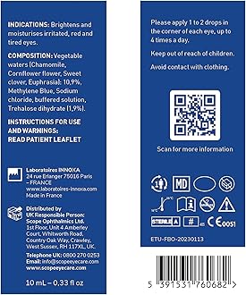 Optase Life Bright Eyes - Brightening Eye Drops for Irritation, Redness, and Tiredness Relief