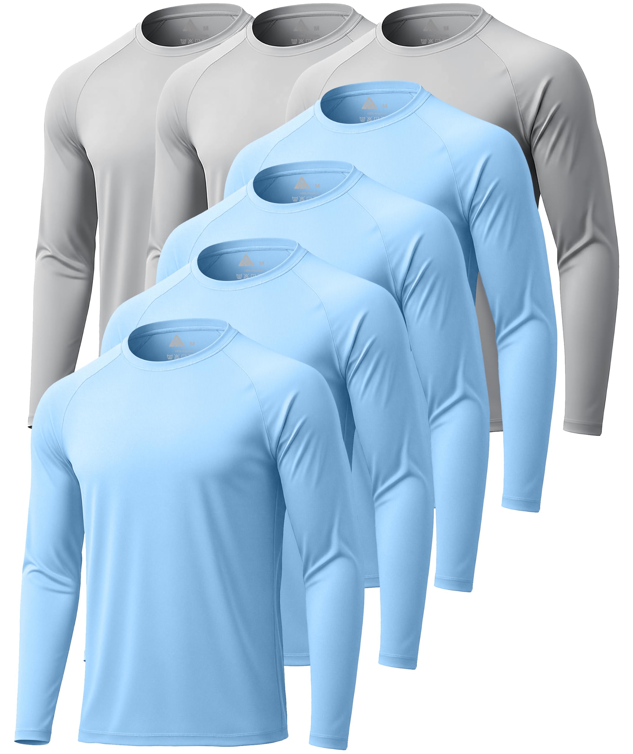 ZITY Long Sleeve Shirts for Men UPF 50+ Moisture Wicking Workout