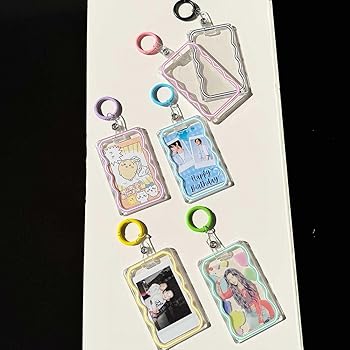 Amazon.co.jp: チェキ用 フォトキーホルダー うねうね トレカー