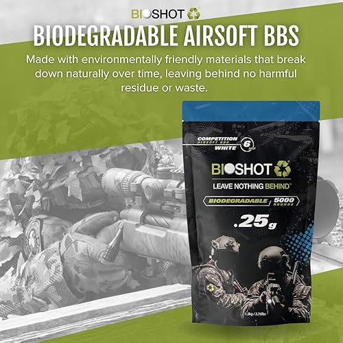 Miniatura 2 de Pulidor biodegradable de Airsoft BBS de 0.01 oz, grado de competencia sin costuras para todas las pistolas y accesorios de 0.236 in (5000 rondas,