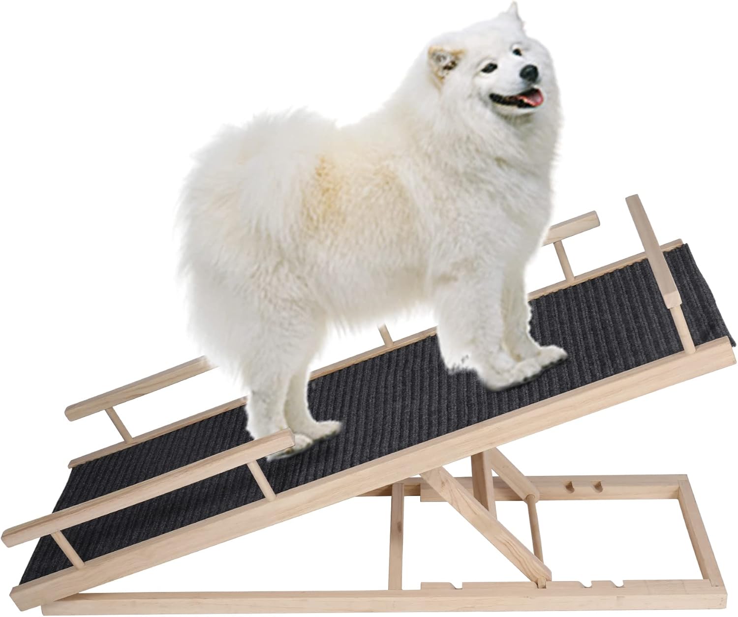 Stonehomy Adjustable Dog Ramp for High Beds Couch, Indoor