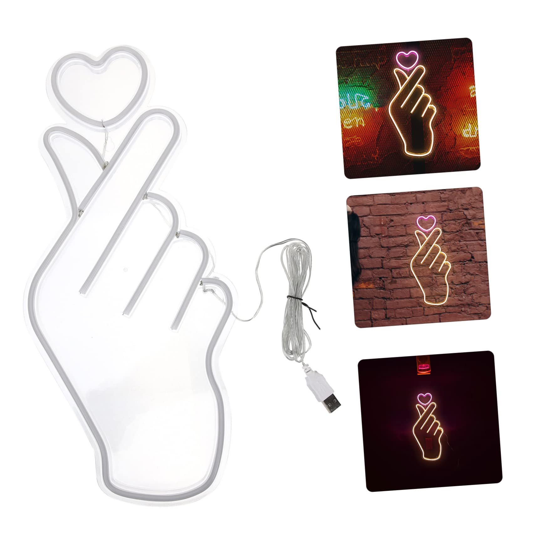 Enseigne Néon LED Décorative de Main, Usb, Acrylique