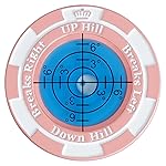 SlopeMaster ProGreen Reader - Golf Ball Marker with High Precision Green Reading Aid Golf Accessories for Men Women (Pink&SkyBlue)