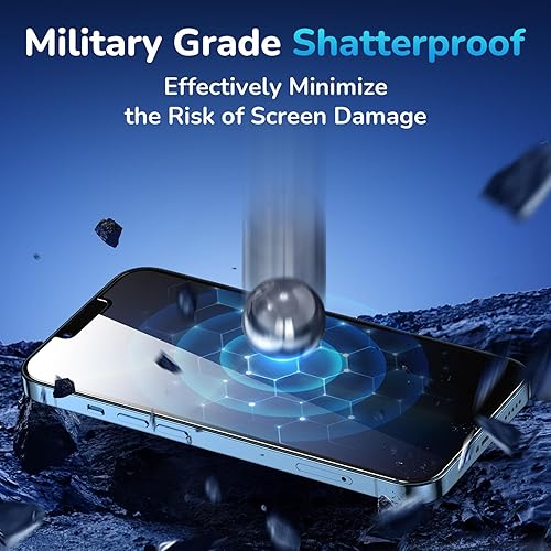 Miniatura 38 de SYNCWIRE Protector de pantalla de privacidad para iPhone 11/XR de 6.1 pulgadas, paquete de 2 unidades, irrompible, antiespía, protector de vidrio