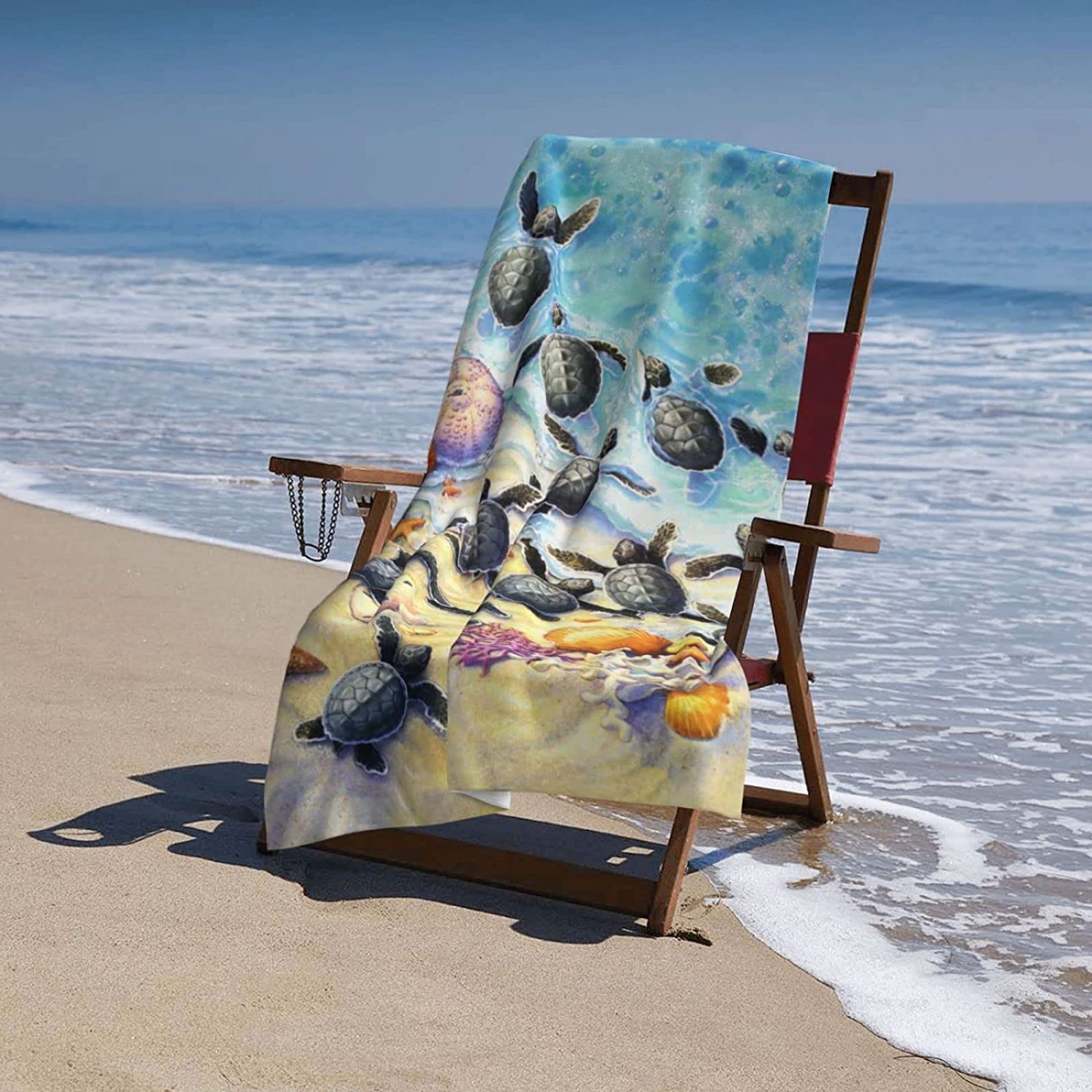Aozhiswe Serviette de Plage Microfibre Jolie Tortue Serviette Plage Anti Sable Animal Drap de Plage 70x150 Grande Serviette de Bain Absorbante à Séchage Rapide pour Voyage, Piscine Aozhiswe Serviette de Plage Microfibre Jolie Tortue Serviette Plage Anti Sable Animal Drap de Plage 70x150 Grande Serviette de Bain Absorbante à Séchage Rapide pour Voyage, Piscine