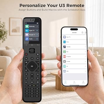 SofaBaton U3 Universal Remote Control,All in One Smart Remote Control