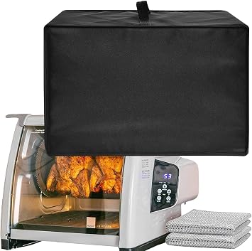 Rotary Oven Dust Cover for Ronco 6000 Platinum Series Broiler, ST5500SBLK Series Broiler, Stainless Steel Countertop Broiler, EZ-Store Broiler, ST5000PLAT Digital Showtime Broiler