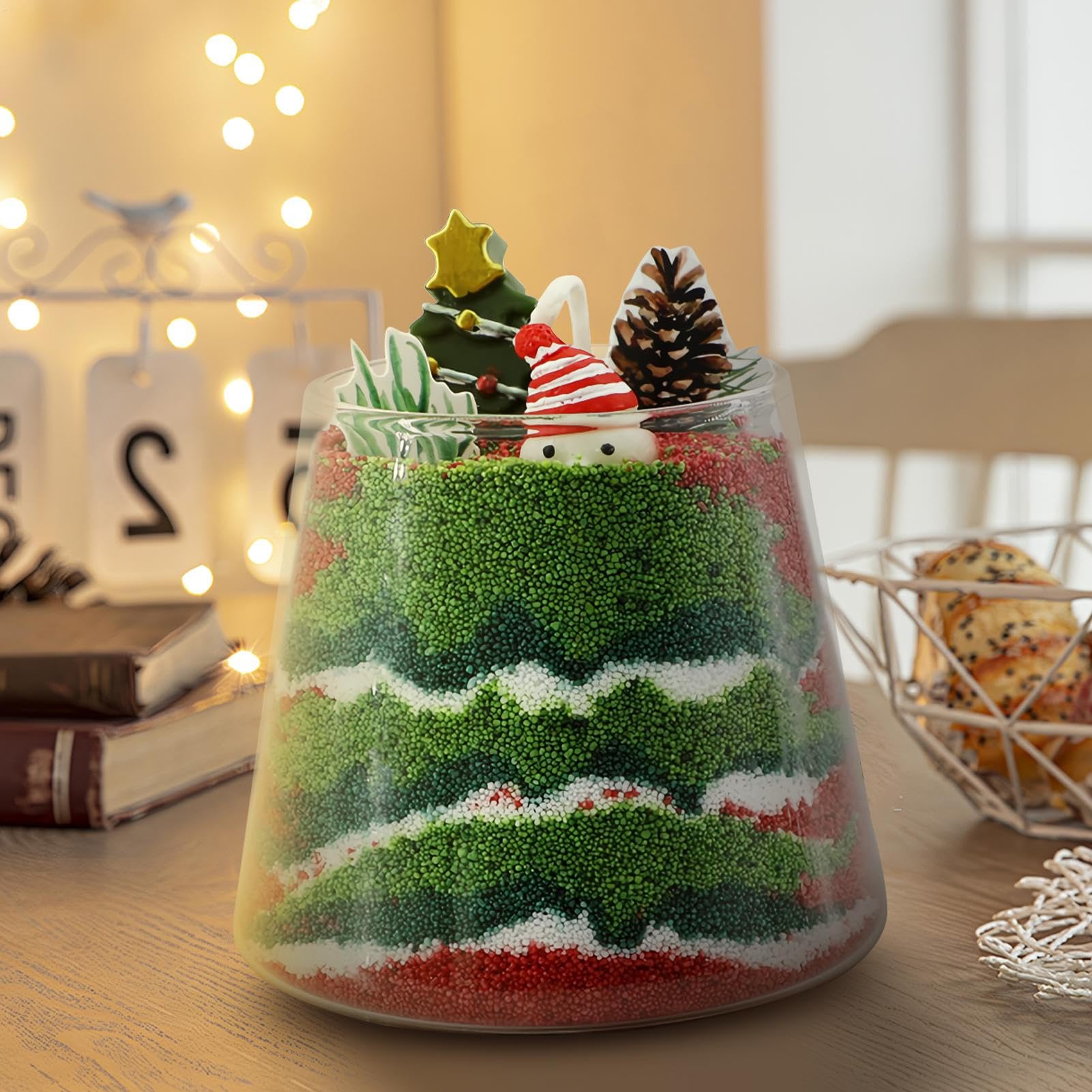 Velas Aromáticas para Hogar 14 Unidades Velas de Navidad en Forma de Árbol