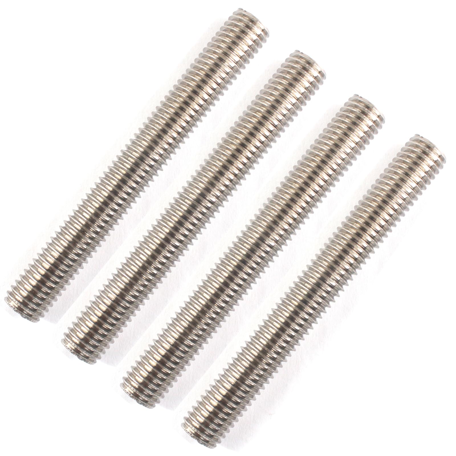 4 tiges de vis M12 x 150 en acier inoxydable entièrement filetées