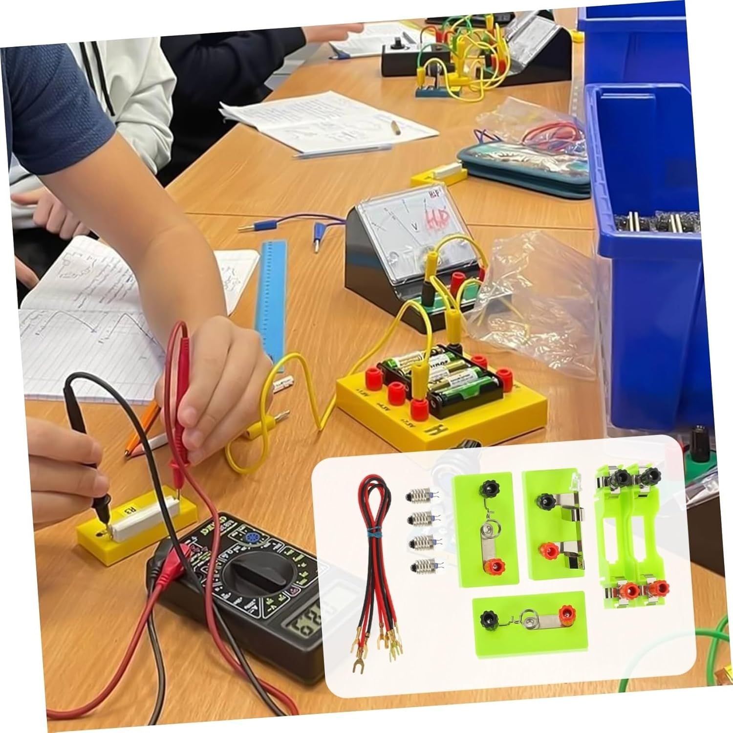 Circuit Experiment Electrical Circuit Experiment Equipment Experimental Battery Holder Electricity Teaching School Teaching Instruments Plastic
