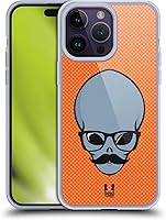 Vista 8 de Head Case Designs Cow Lift All About Aliens - Funda de gel [protección de grado militar] compatible con Apple iPhone 14 Pro Max y compatible