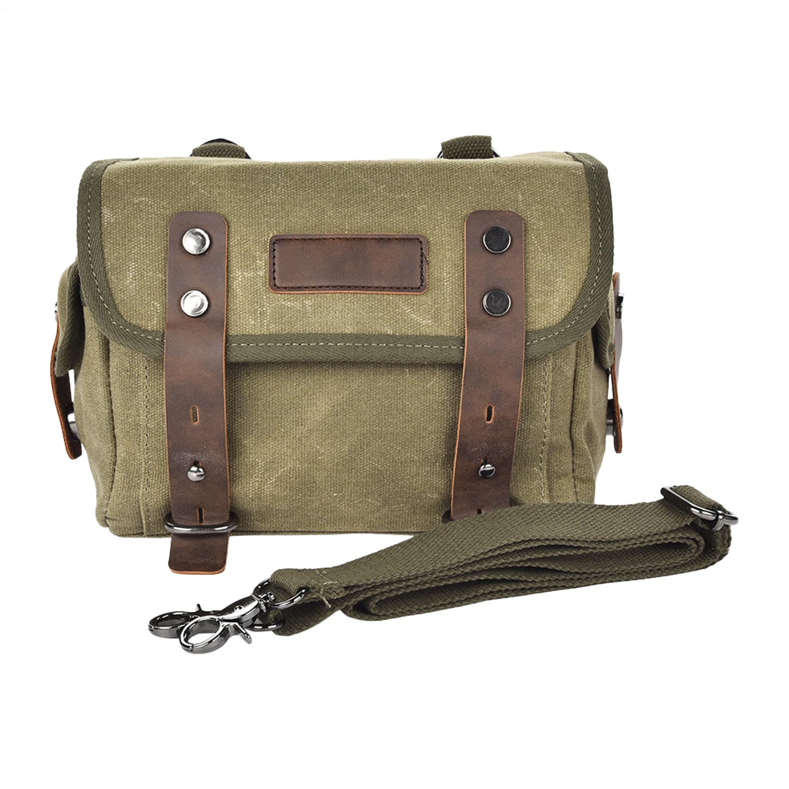 Bolsa de motocicleta: alforjas laterales de vintage, bolsas de sillín duales impermeables, paquete de engranajes traseros para conductores de motos, bolsa de cola enrollable | Bolsa de viaje para