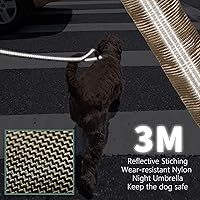 Vista 7 de BUMBIN Arnés para perros grandes sin tirones, arnés táctico para perro, con asa, arnés de chaleco ajustable para perro, correa elástica de 6 pies