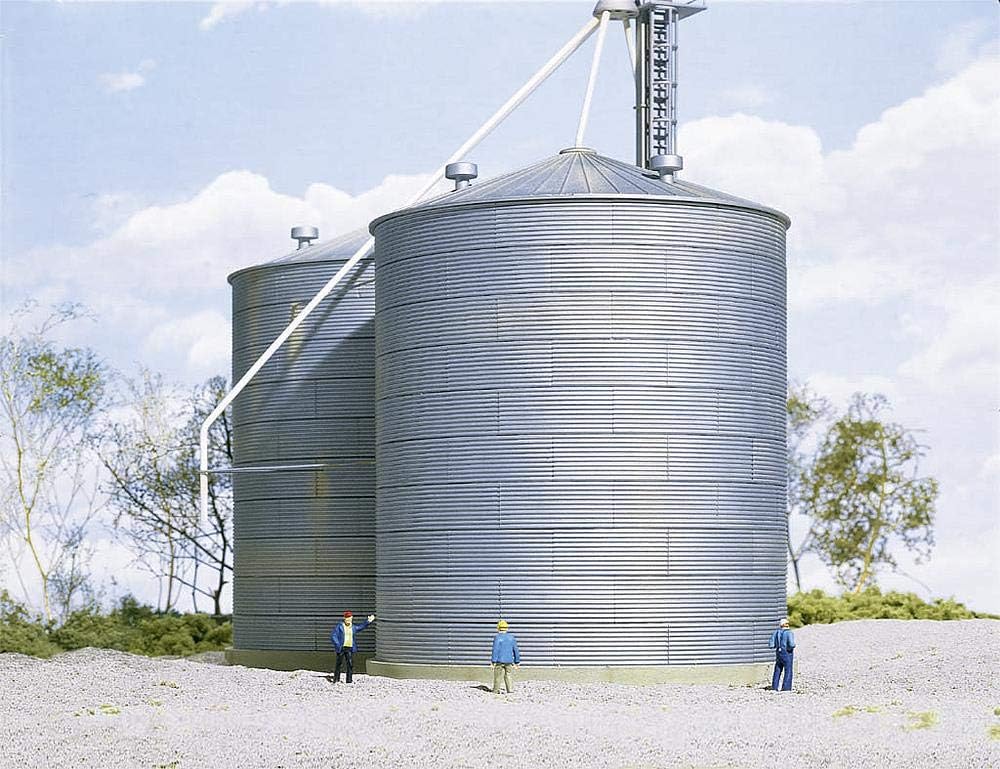 Walthers Cornerstone Big Grain Storage Bin 933-3123 HO Scale Model Railroad - Structure Kit