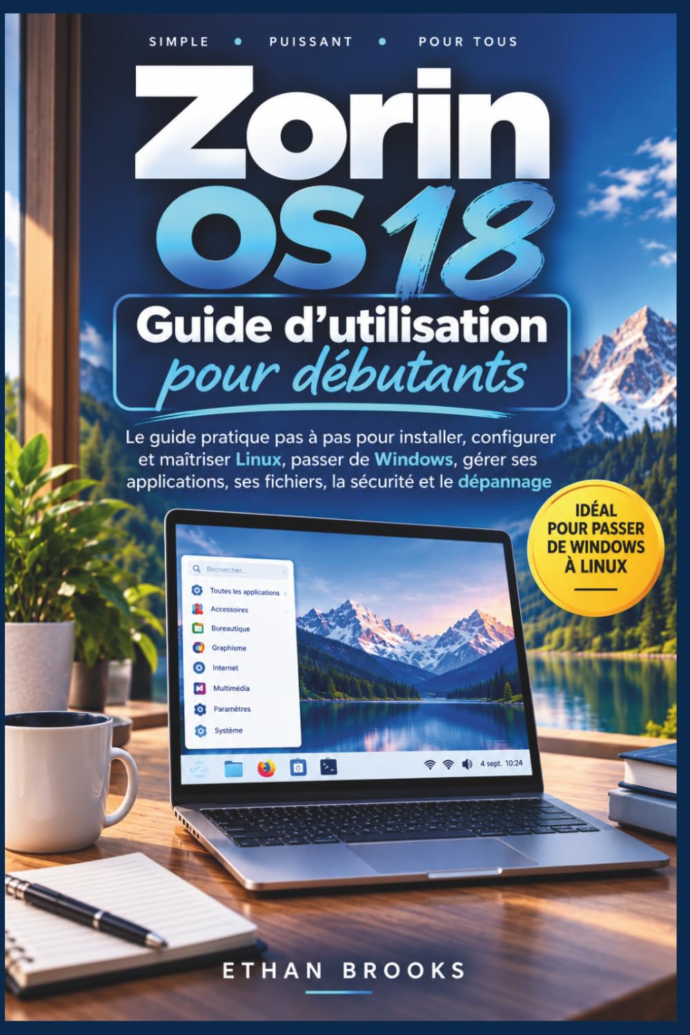 Zorin OS 18 – Guide d’utilisation pour débutants: Le guide pratique pas à pas pour installer, configurer et maîtriser Linux, passer de Windows, gérer ... ses fichiers, la sécurité et le dépannage