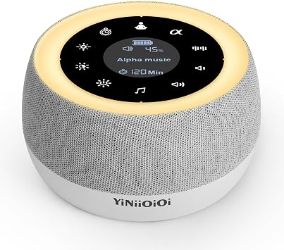 Sound Machine, White Noise Machine with 32 Soothing Sounds, 7 Night Lights, 20 Adjustable Volume, Timer, Memory Function, Sleep Sound Machine for Baby Kids Adult Baby and Home Travel