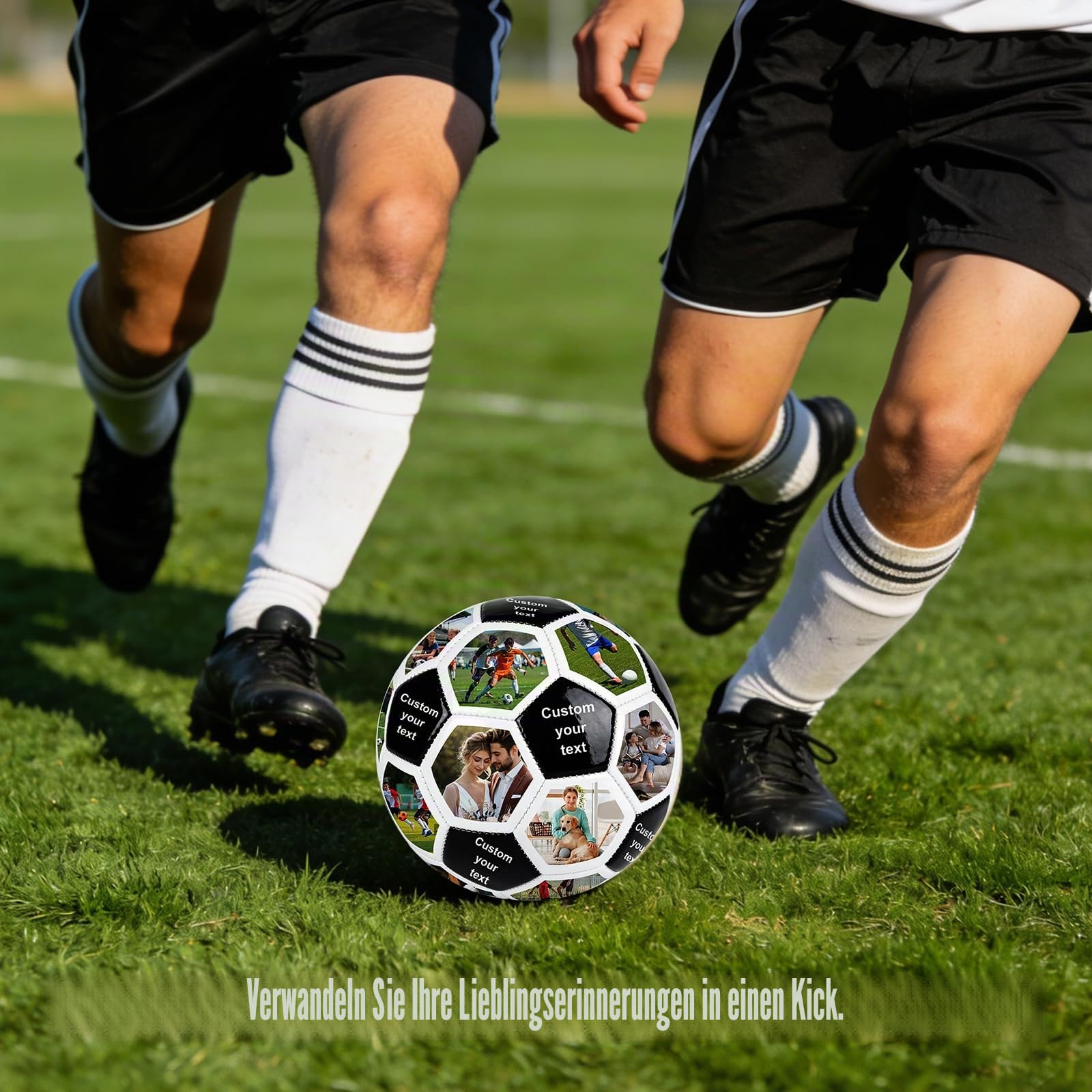 Generisch Personalisierter Ball, Personalisierbar Mit Foto & Text- Größe 5 Fussball, Trainings Fußball Oder Als Dekorationsball, Fussball Geschenke Jungen, EIN Individuelles Geschenk Für Fans