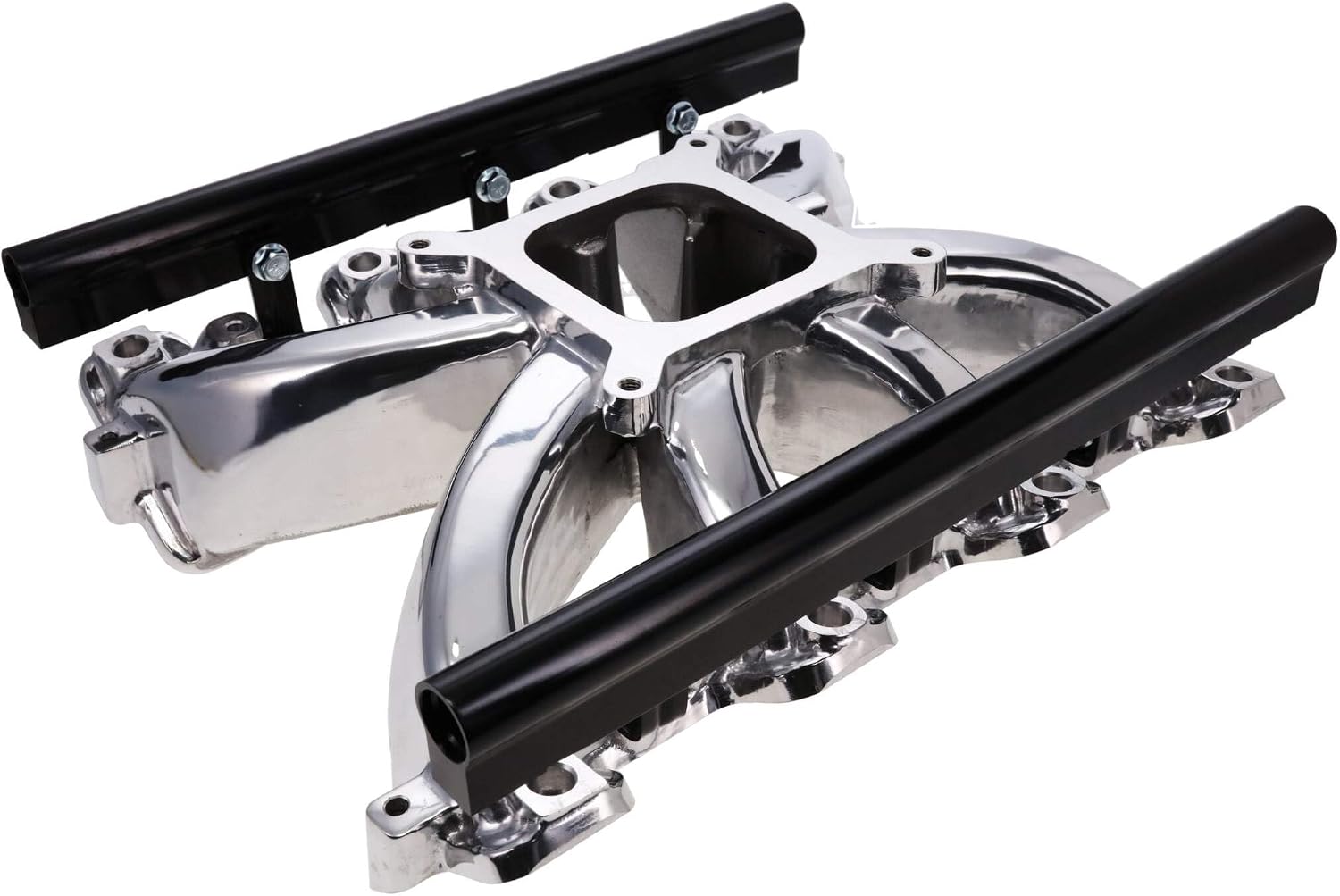 Top Street Performance LS1 LS6 5.7 346 EFI Intake Manifold Cathedral Port Single Plane for Chevy - Polished
