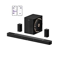 ULTIMEA Skywave X60 a 7.1.4 Canali Soundbar, Combo Audio Surround TV Wireless Professionale con Dolby Atmos