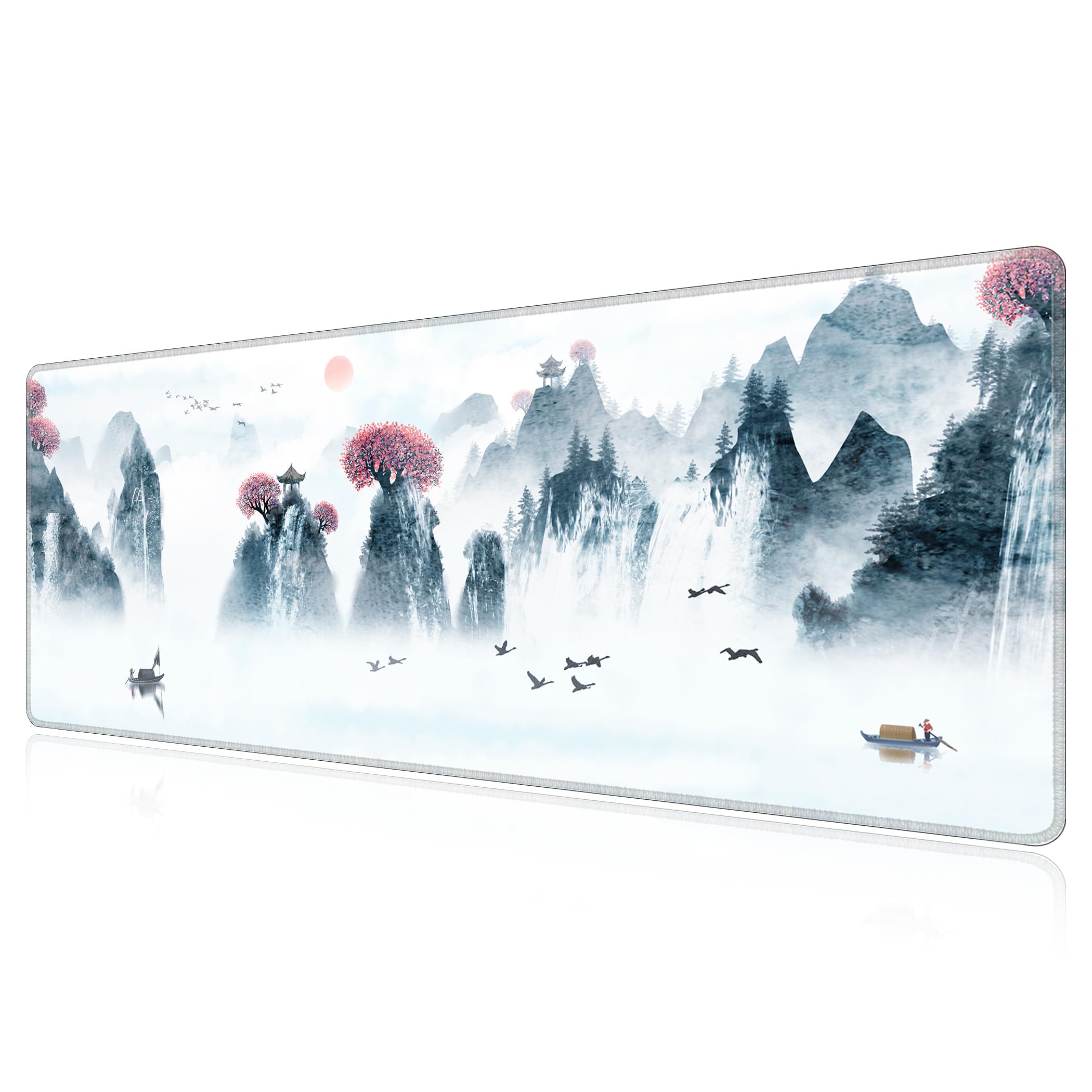 LL-COEUR Mousepad Grande Tappetino per Mouse da Gioco Naturale 1300x500x3mm Tappetino da Scrivania Esteso XXL Speed Gaming XXL