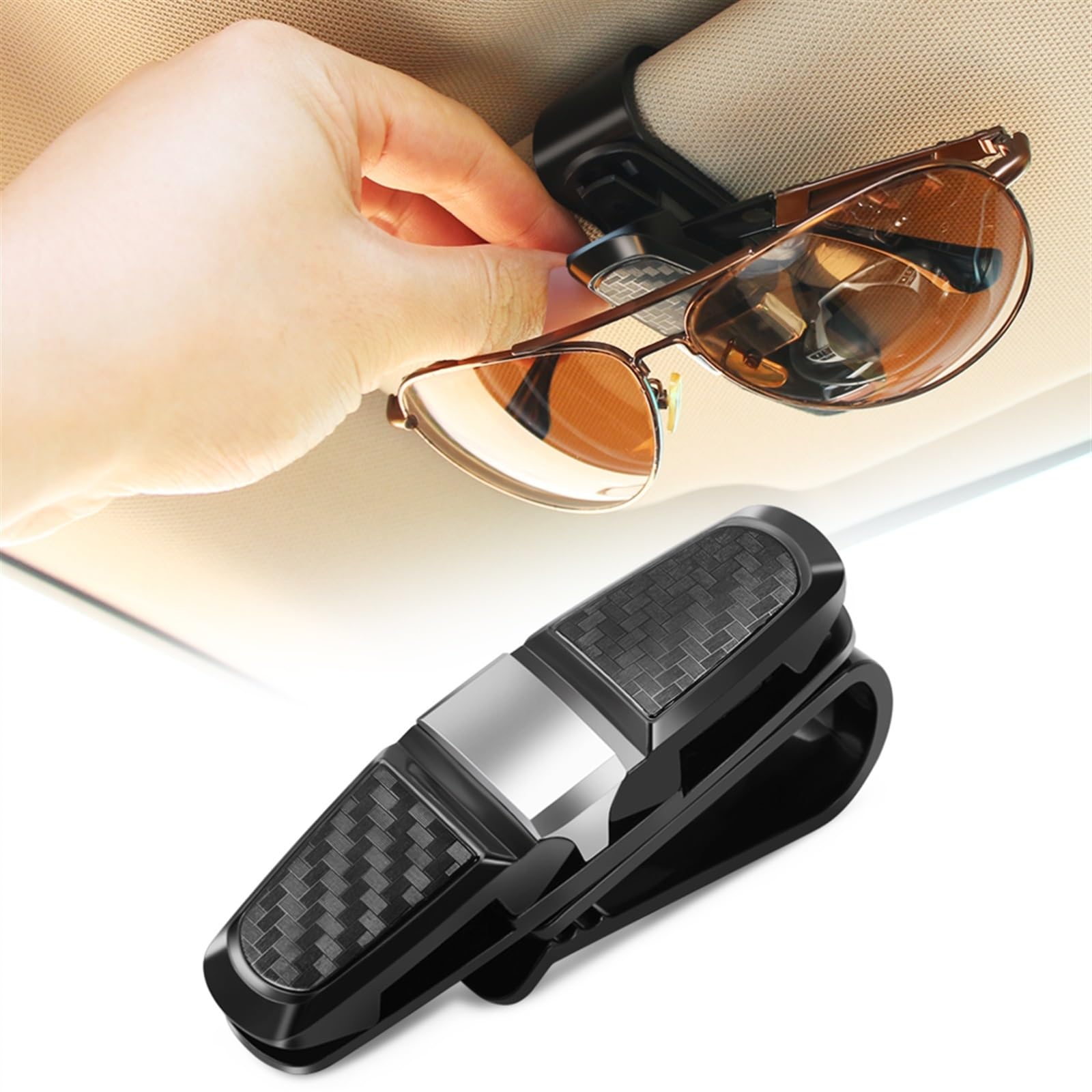 Support clip de lunettes de soleil de voiture fini les rayures Audi A6