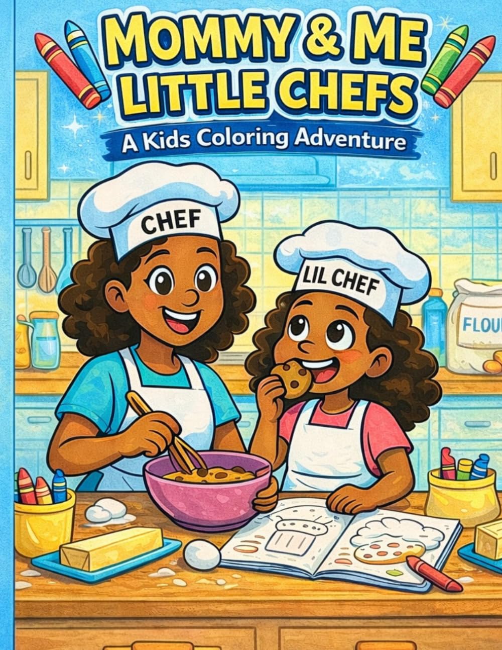 Mommy & Me Little Chefs: A Kids Coloring Adventure