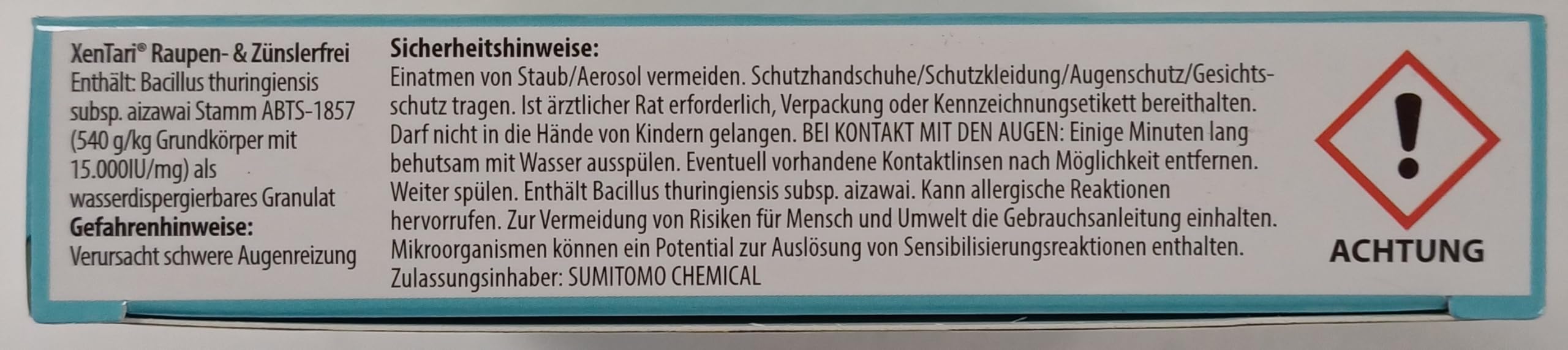 TOPBUXUS XenTari - 30gr - Gegen den Buchsbaumzünsler - Biologisch - Sicher für Bienen und Vögel. (3)