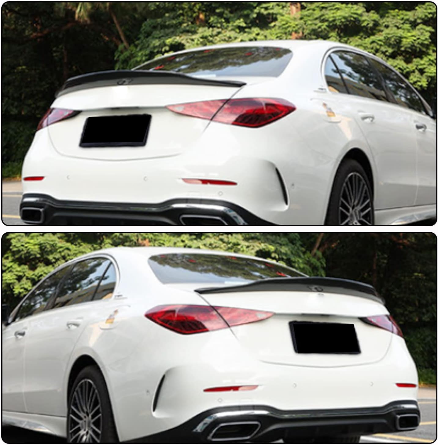 Rear Trunk Spoiler for Mercedes-Benz W206 2022-2023 C Class C200 C300 Base Sport Sedan 4-Door Rear Boot Lid Highkick Spoiler Wing Lip Facotry Outlet