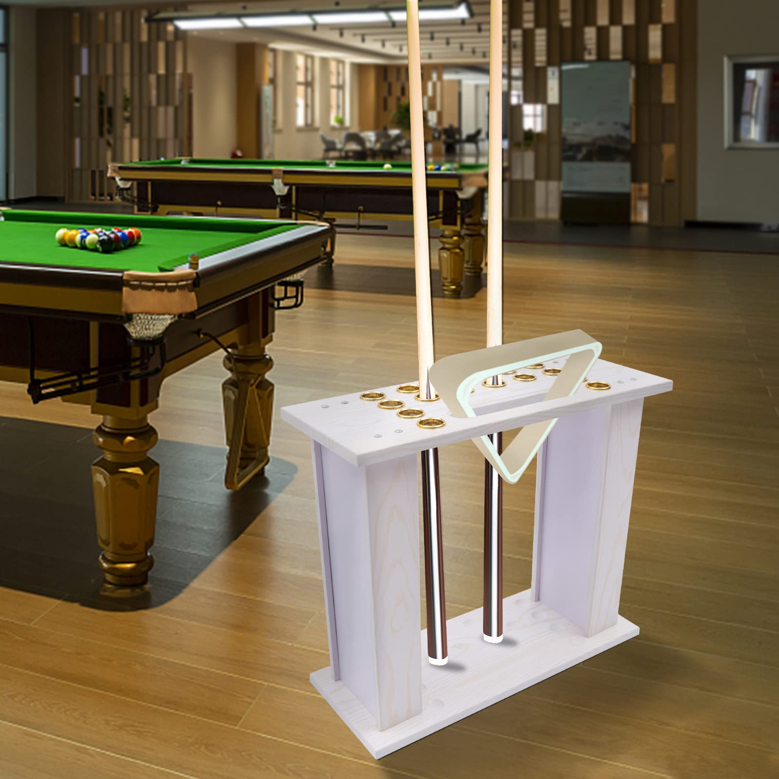Support de queue de billard pour 16 queues et accessoires maison club
