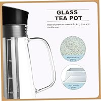 Vista 9 de KICHOUSE Cafetera de vidrio resistente al calor 50.7 fl oz Filtro de café de té de cerveza fría fácil de usar