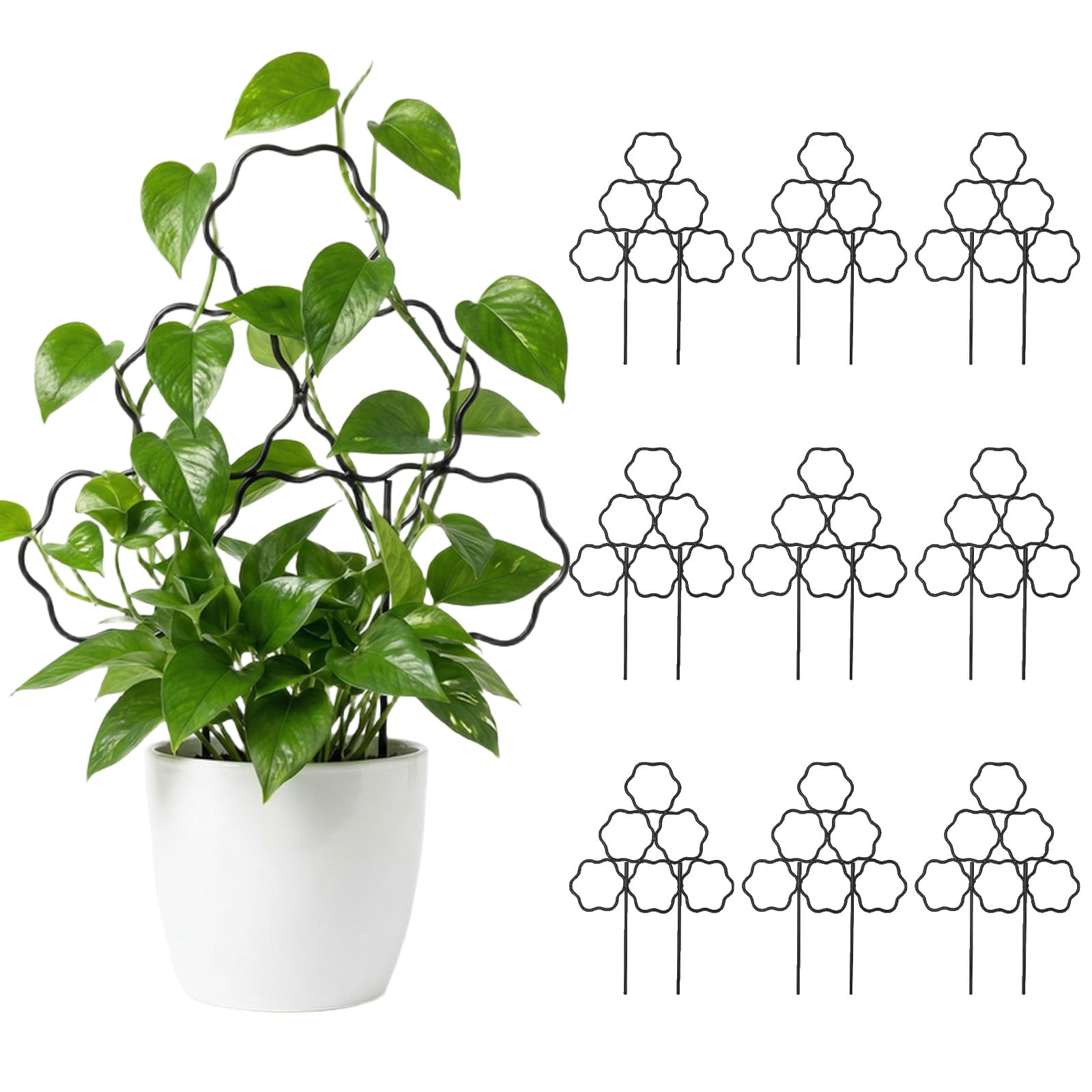 ZOUTOG 9 pack 15 inch trellis for climbing plants