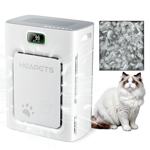 Pet Air Purifier for Home Large Room 2500 sq ft