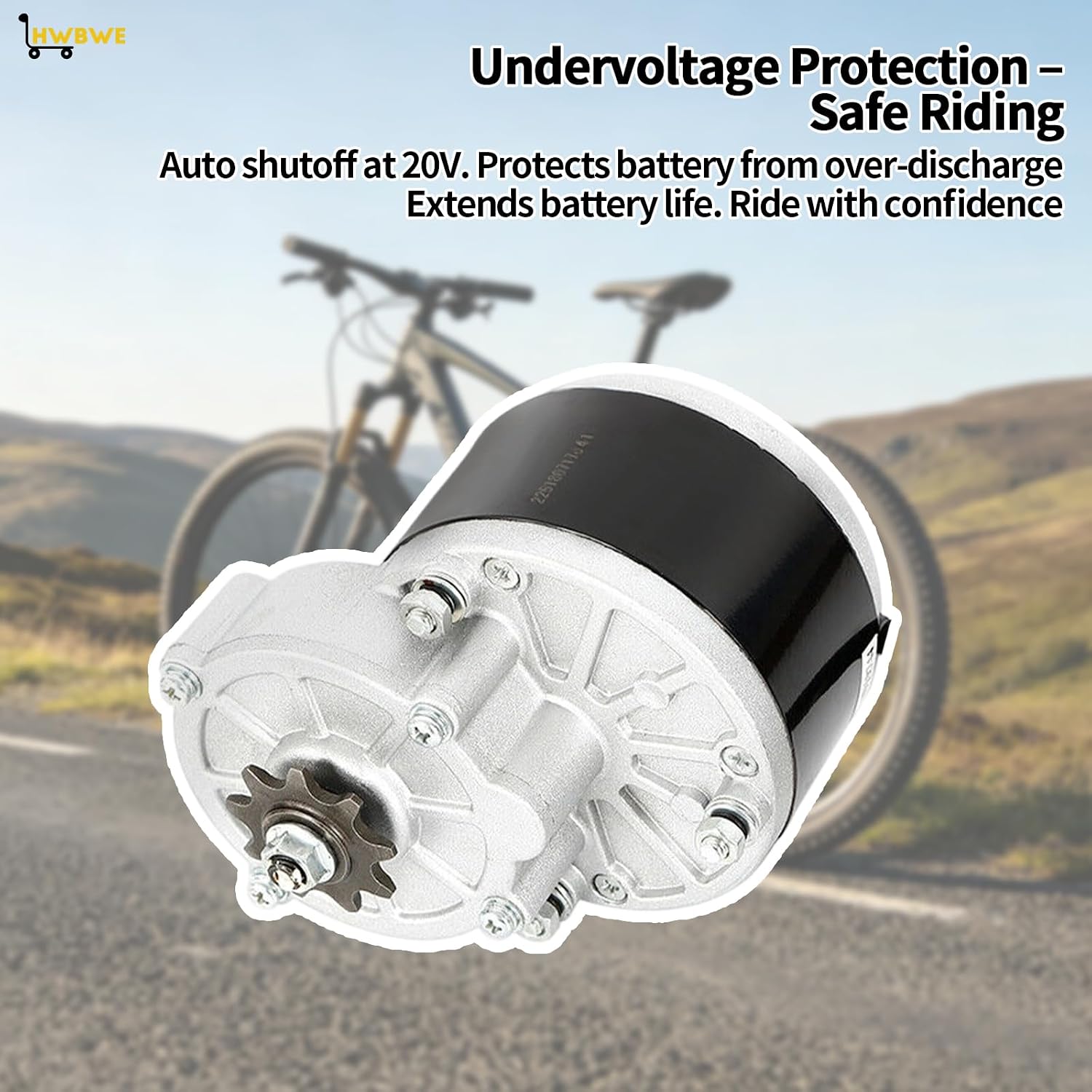 24V 250W Electric Bicycle Motor Kit, DIY E-Bike Conversion Kit with Controller & Throttle, Fits 16"-28" Wheel for Mountain Bike, Scooter, Adult Tricycle