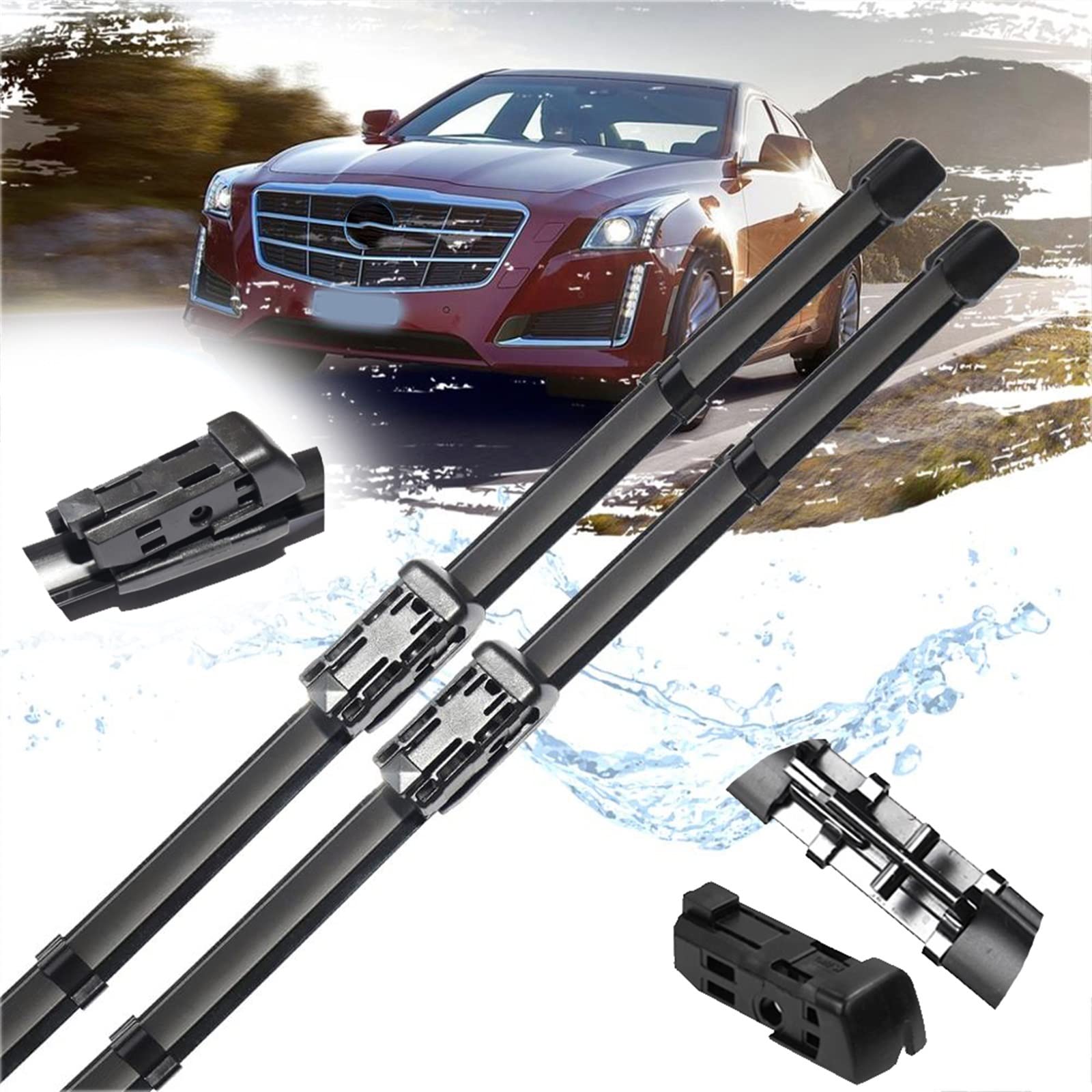 Balais d'essuie-glace Cadillac CTS 2015 pièces vitres avant voiture