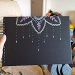 Tosnail 2 Pack 80 Pages Scrapbook Album, 12 x 8 Inches Photo Album Memory Book, Total 160 Pages - Black