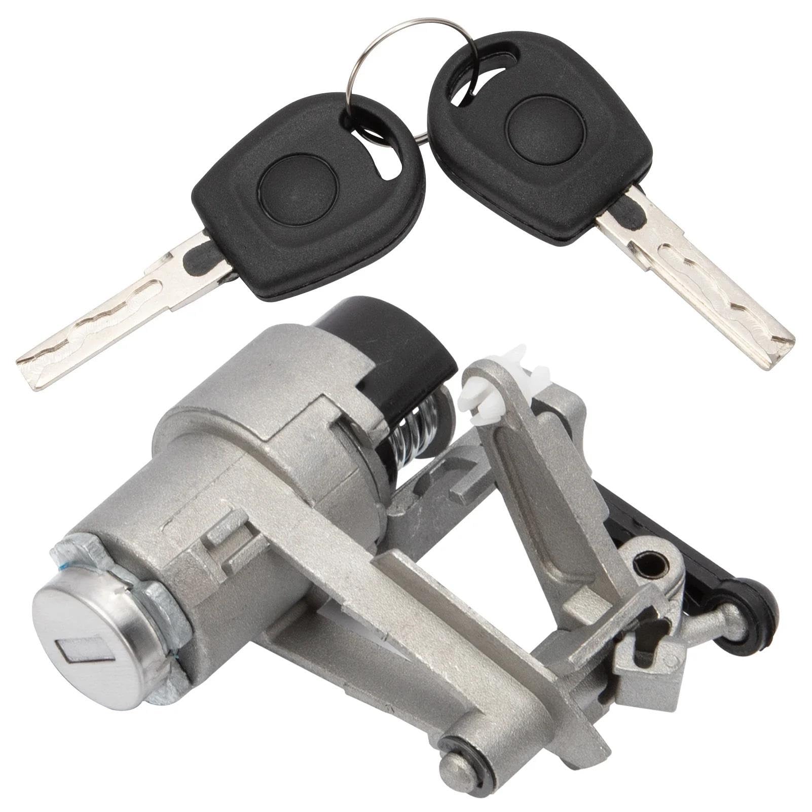 Car Door Lock Actuator for VW for Golf for GIV for Lupo 1997 1998 1999 2000 2001 2002 2003 2004 2005 2006 Car Tailgate Trunk Boot Lock Cylinder with 2 Keys 1J6827297G